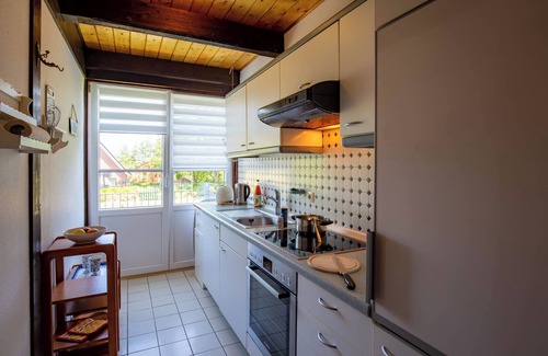 Ostersiel Apartamento | Apartamento 'Fewo Kleiner Seehund' con balcón y Wi-Fi