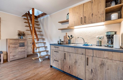 Schmogrow Apartamento | Apartamento 'Kornblume' con jardín compartido, balcón y Wi-Fi