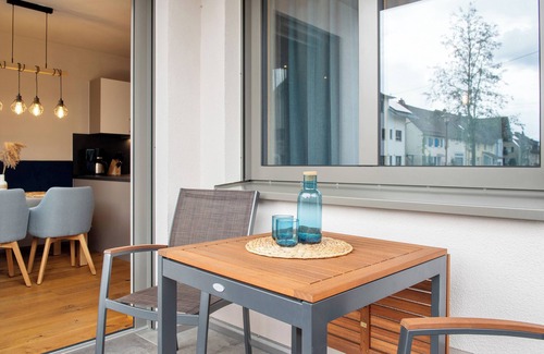 Herbertingen Apartamento | Apartamento 'Krähbach' con terraza privada y Wi-Fi
