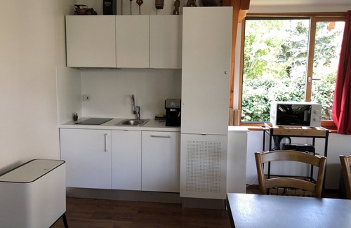 Espaly-Saint-Marcel Apartamento | Apartamento 'Le Kiosque De Compostelle' con piscina privada, jardín privado y Wi-Fi