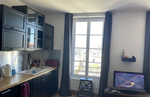 Saint-Regnobert-de-la-Cote-de-Nacre Apartamento | Apartment La Vigie - 30 m from the sea, small sea view