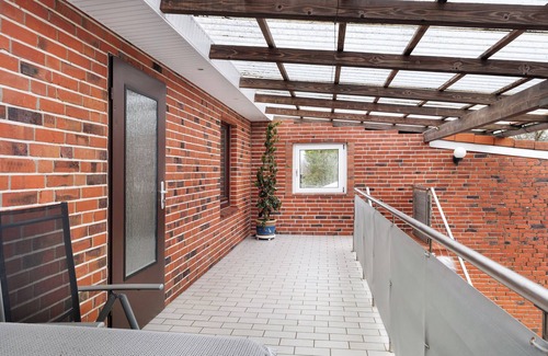 Neuenkirchen Apartamento | Apartamento 'Landferien Schütt' con balcón