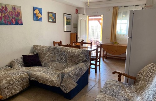 Camarles Apartamento | Apartamento 'Les Casetes Del Mas Juntas' con vistas a la montaña, Wi-Fi y aire acondicionado.