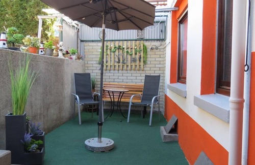Oberwesel Apartamento | Apartment Link - apartment with bathroom, bedroom, living room (sofa bed)