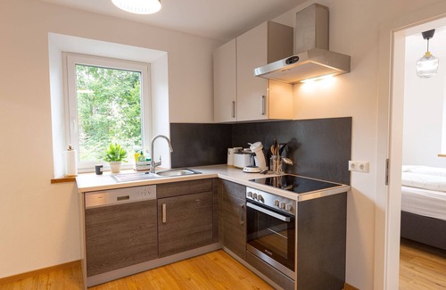 Lunz am See Apartamento | Apartment Lohstampfe 50m2 mit Blick auf den Garten