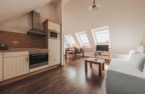 Baltrum Apartamento | Apartamento 'Lord Nelson' con terraza compartida, jardín compartido y Wi-Fi