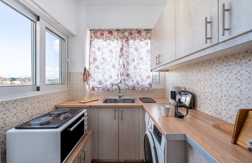 Almiros Beach Apartamento | Apartamento 'Lotus 3' con vistas al mar, Wi-Fi y aire acondicionado