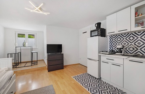 Schlatt Apartamento | Apartamento 'M B Homes Schlatt' con vistas al lago, terraza compartida y Wi-Fi