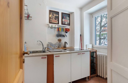 Entreves Apartamento | Apartamento 'Maison Esterina Vista Monte Bianco' con vistas a la montaña, jardín compartido y Wi-Fi