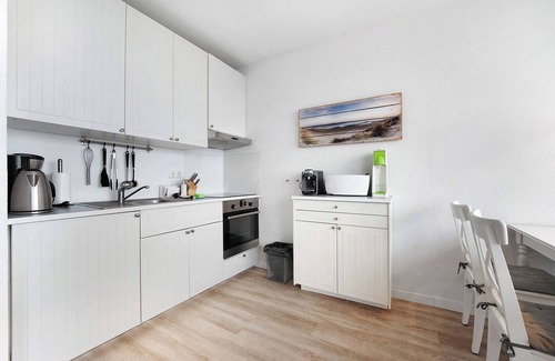 Schilksee Apartamento | Apartamento 'Meerblick' con vistas al mar, balcón y Wi-Fi