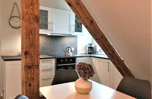 Babelsberg Nord Apartamento | Apartamento 'Mit Sauna' con terraza privada y Wi-Fi