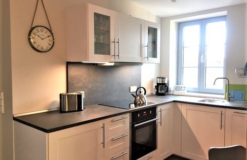 Babelsberg Nord Apartamento | Apartamento 'Mit Sauna' con terraza privada y Wi-Fi