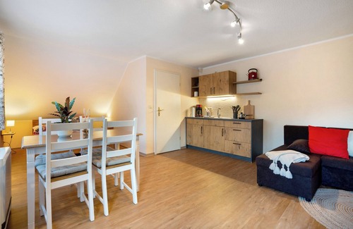 Schmogrow Apartamento | Apartamento 'Mohnblüte' con jardín compartido, balcón y Wi-Fi