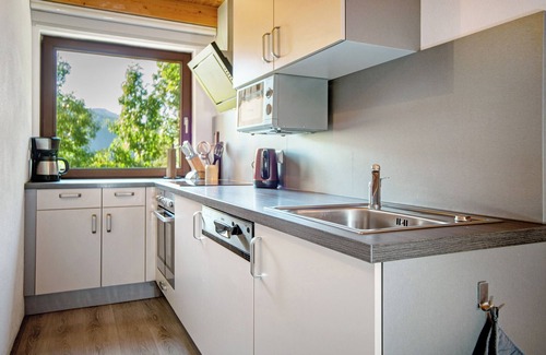 Jungholz Apartamento | Apartamento 'Mühlbach' con vistas a la montaña, terraza compartida y Wi-Fi