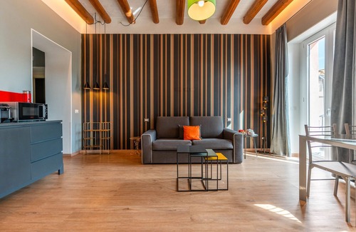Historic Castle District Apartamento | Apartamento 'Myo Cagliari- Suite 4' con balcón, Wi-Fi y aire acondicionado