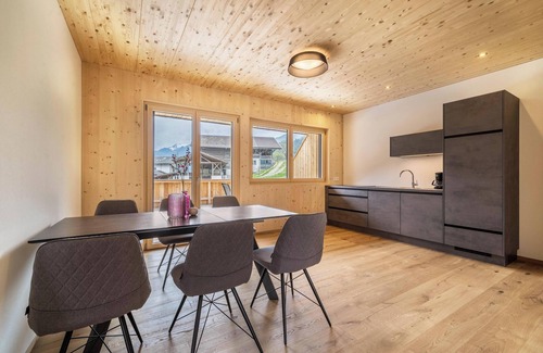 San Pancrazio Apartamento | Apartamento 'Naturapartments Alpreid Fichte' con vistas a la montaña, terrazas y Wi-Fi