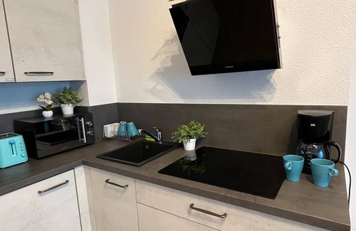 Bad Bergzabern Apartamento | Apartamento 'Neue Orchideen-apartments Im Haus' con jardín compartido, balcón y Wi-Fi
