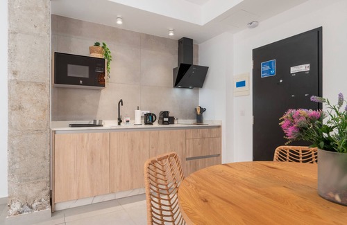 San Carlos-Tartessos Apartamento | Apartamento 'Nuevo Estudio Junto A Sta Justa 1' con Wi-Fi y Aire Acondicionado
