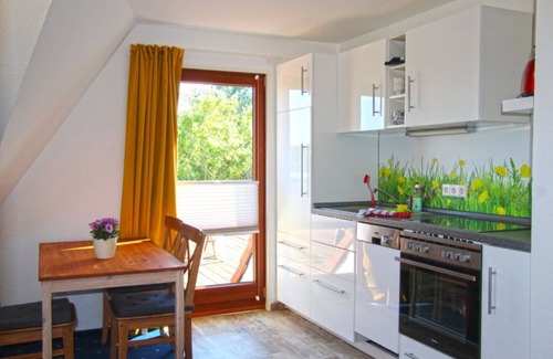 Borkum Apartamento | Apartamento 'Olde Toornblick' con balcón y Wi-Fi