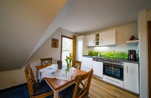 Borkum Apartamento | Apartamento 'Olde Toornblick' con balcón y Wi-Fi