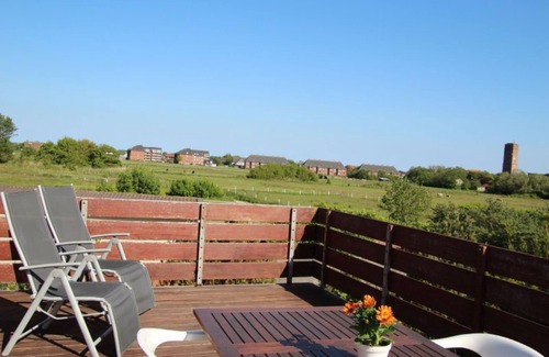 Borkum Apartamento | Apartamento 'Olde Toornblick' con balcón y Wi-Fi