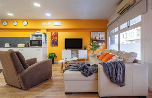 Eixample Apartamento | Apartamento 'Orange Loft' con Wi-Fi y aire acondicionado