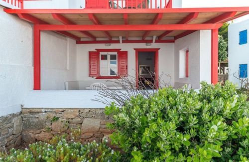 Agios Ioannis Apartamento | Apartamento 'Paris House' con vistas al mar, Wi-Fi y aire acondicionado