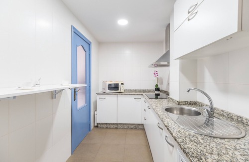 Santa Pola Apartamento | Apartamento 'Playa Varadero' con vistas al mar, Wi-Fi y aire acondicionado