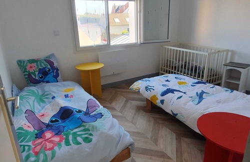 Fort-Mahon-Plage Apartamento | Apartment Poisson Fort-Mahon Plage 5 minutes from the beach