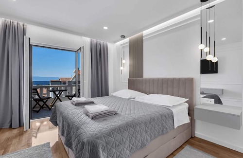 Bidol Apartamento | Apartment Prgo - with view and parking: A1(6) - Makarska, Riviera Makarska, Croatia