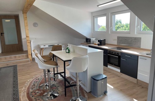 Volkach Apartamento | "Promedklinik Apartment 3" cerca del río Main con Wi-Fi
