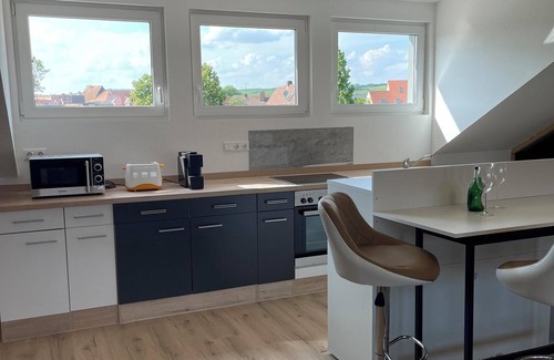 Volkach Apartamento | "Promedklinik Apartment 3" cerca del río Main con Wi-Fi