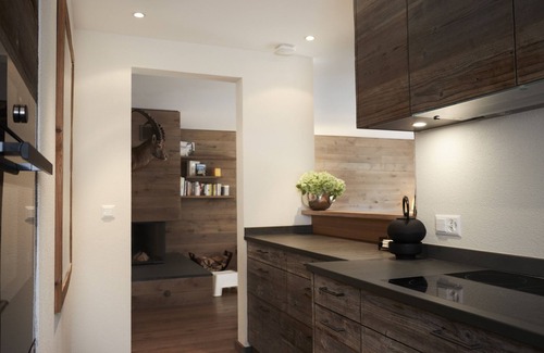 Klosters-Serneus Apartamento | Apartamento 'Raunetta' con terraza compartida y Wi-Fi
