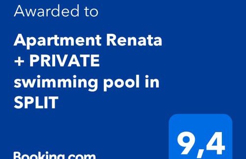 Dracevac Apartamento | Apartment Renata + PRIVATE swimming pool in SPLIT
