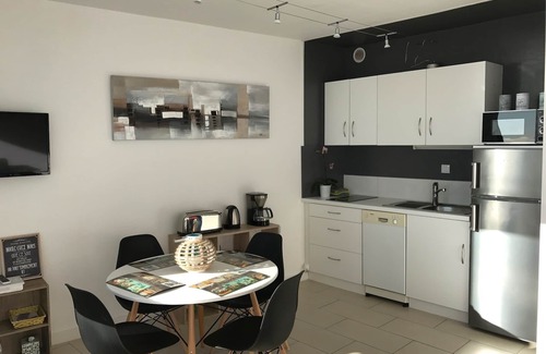 Benodet Apartamento | Apartamento con vistas al mar, playa, Wi-Fi