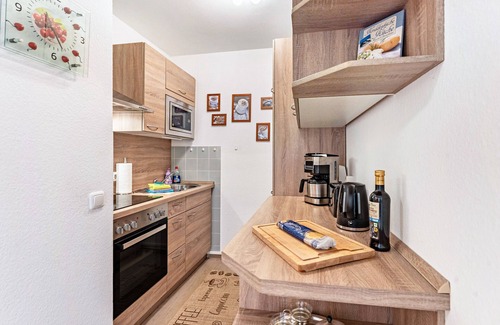 Schilksee Apartamento | Apartamento 'segelyachten-perle' con vistas al lago, balcón y Wi-Fi