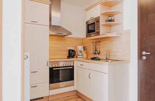 Baltrum Apartamento | Apartamento 'Shenandoah' con balcón propio, jardín compartido y Wi-Fi