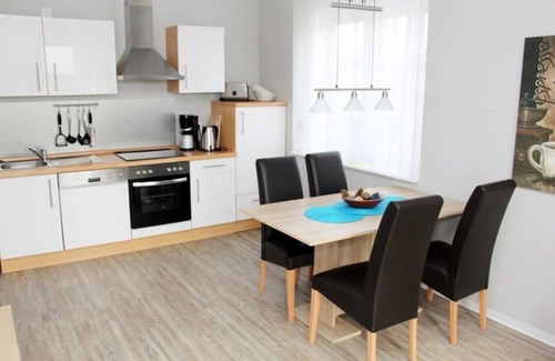 Borkum Apartamento | Apartamento 'Strandflieder' con Wi-Fi