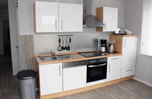 Borkum Apartamento | Apartamento 'Strandflieder' con Wi-Fi