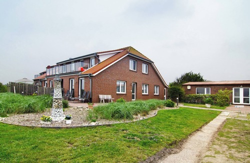 Borkum Apartamento | Apartamento 'Strandflieder' con Wi-Fi
