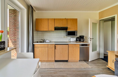 Baltrum Apartamento | Apartamento 'Hus Uiterst-Hörn Backbord' con vistas al mar, jardín y Wi-Fi