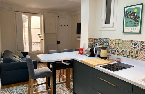 Jardin des plantes Apartamento | Apartamento 'Superbe Quartier Latin' con terraza compartida, jardín compartido y Wi-Fi