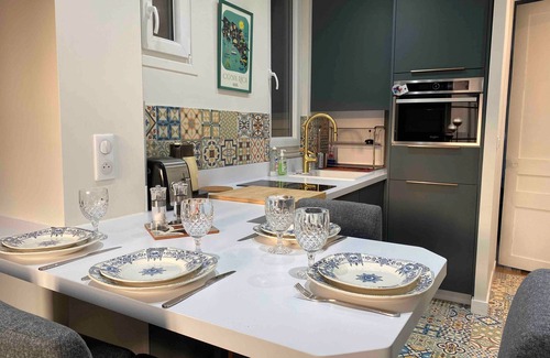 Jardin des plantes Apartamento | Apartamento 'Superbe Quartier Latin' con terraza compartida, jardín compartido y Wi-Fi