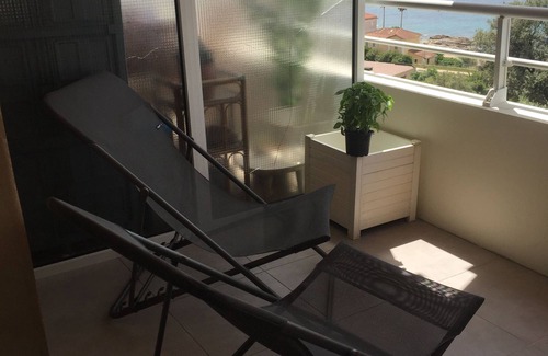 Ajaccio Apartamento | Apartment T3 rated 3 stars sea view with terrace, beach 2 minutes walk