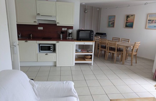 Fouesnant Apartamento | Apartamento T3 Residencia con piscina 150 m Beg-Meil Fouesnant beach