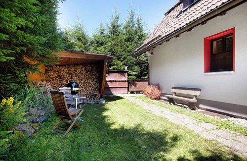 Altglashutten Apartamento | Apartamento 'Tannenzäpfle' con terraza privada, jardín compartido y Wi-Fi