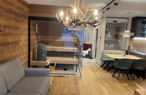 Tauplitz Apartamento | Apartamento 'Tauplitzrausch Lodge' con vistas a la montaña, jardín compartido y Wi-Fi