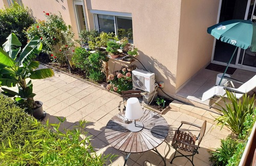 Vienne Apartamento | Apartamento 'Terrasse De Malissol' con terraza privada, jardín privado y Wi-Fi