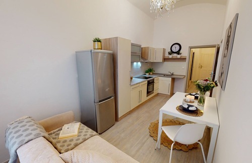 Karlin Apartamento | Apartment "The Viaduct of Karlín" 3 minutes from metro Florenc , family-friendly