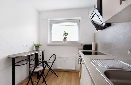 Center Apartamento | Apartamento "Tolle Ferienwohnung nahe Südstrand" con balcón y Wi-Fi